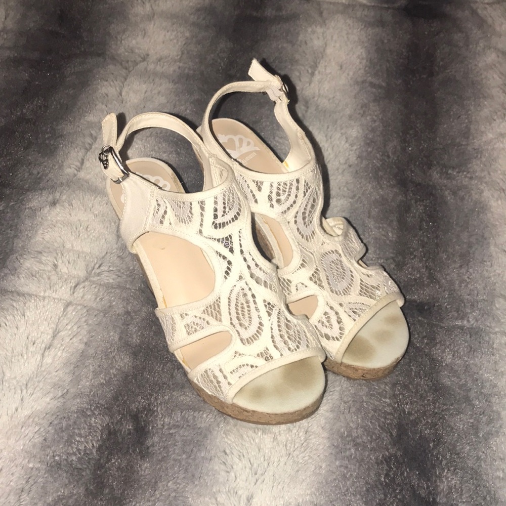 Fergalicious white wedges